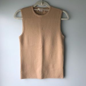HOST PICK Michael Kors Tan Cashmere Sweater Tank